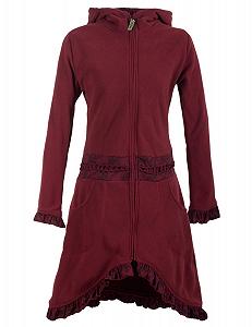 Пальто Vishes Elf Флисовое Теплое с Капюшоном и Рюшами - Фото 1