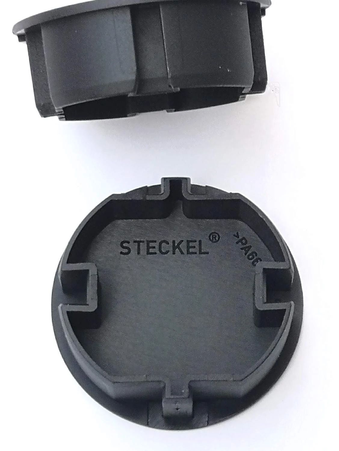 Заглушки для розеток STECKEL Schuko пылезащитные 9 шт. (6 белых + 3 черных), фото №3