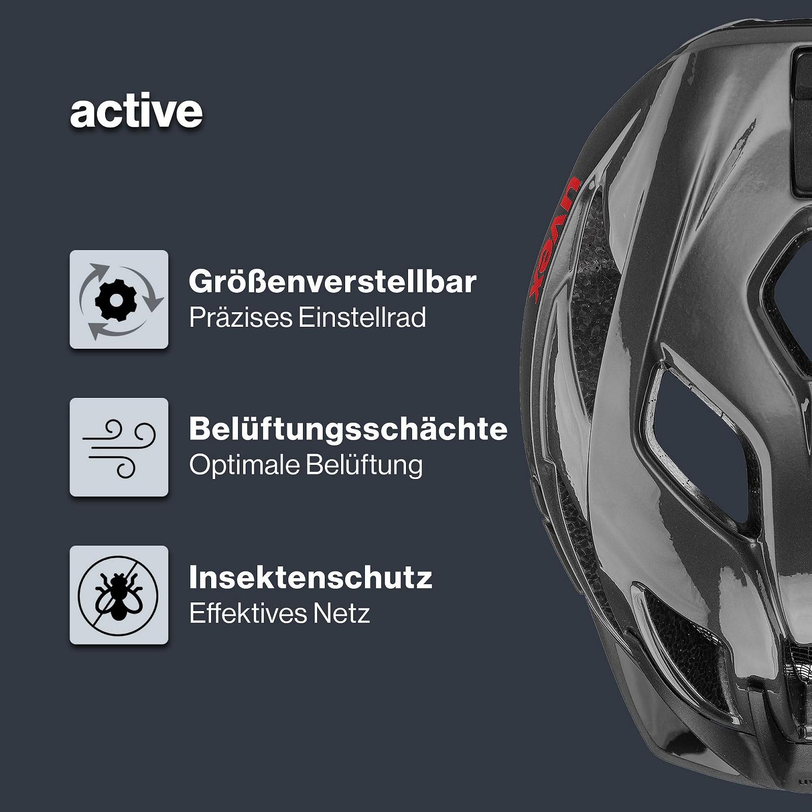 Велосипедный Шлем Uvex Active Aqua 2020 Синий, фото №2