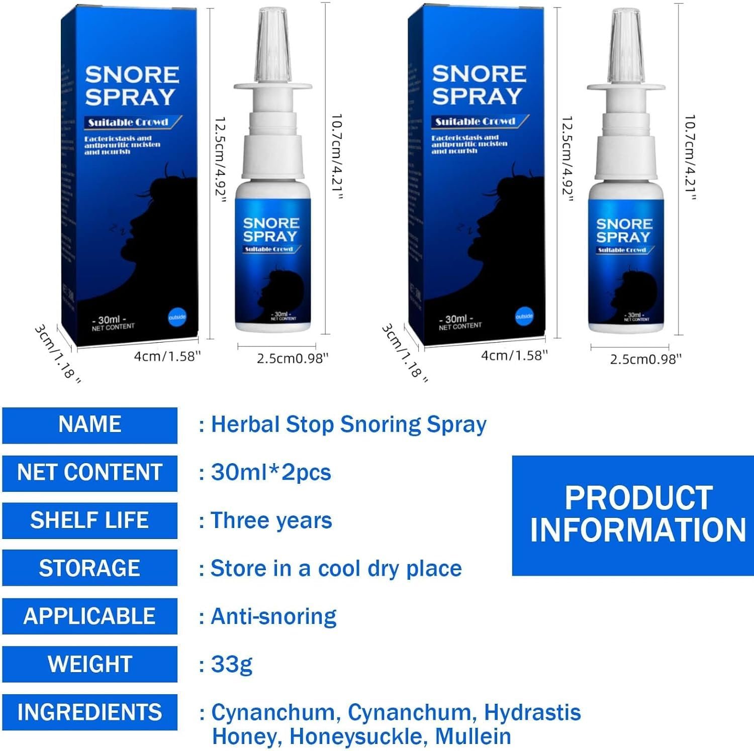 Спрей против храпа 2 x 30 мл, фото №7 Спрей против храпа 2 x 30 мл, фото №7