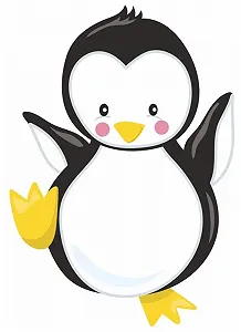 Купити Наклейка на стіну Samunshi Кумедний пінгвін 21 x 30 см Різнокольорова - Фото 1 Наклейка на стіну Samunshi Кумедний пінгвін 21 x 30 см Різнокольорова - Фото 1