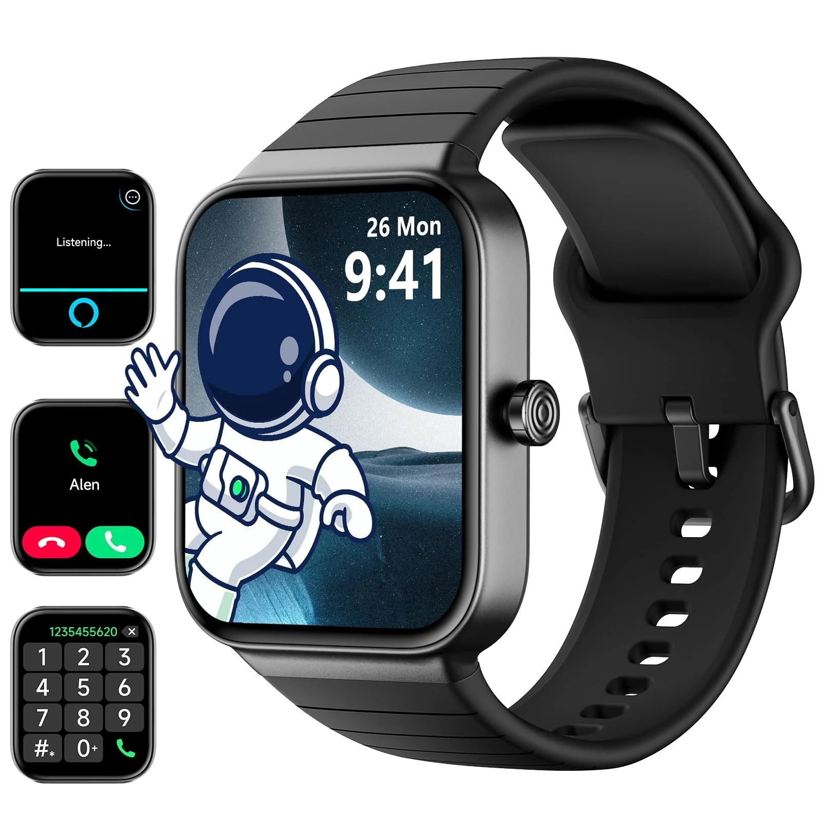 Смарт-часы Quican Черный, фото №1