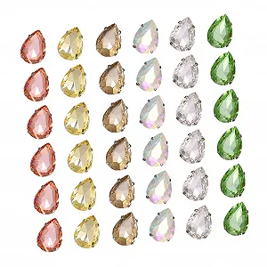 Стразы Капля Стекло 50 шт. - Фото 1