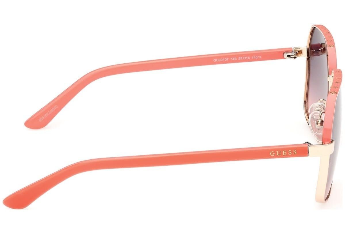 Сонцезахисні окуляри GUESS GU00107 74B Золотистий 58/16/140, фото №2