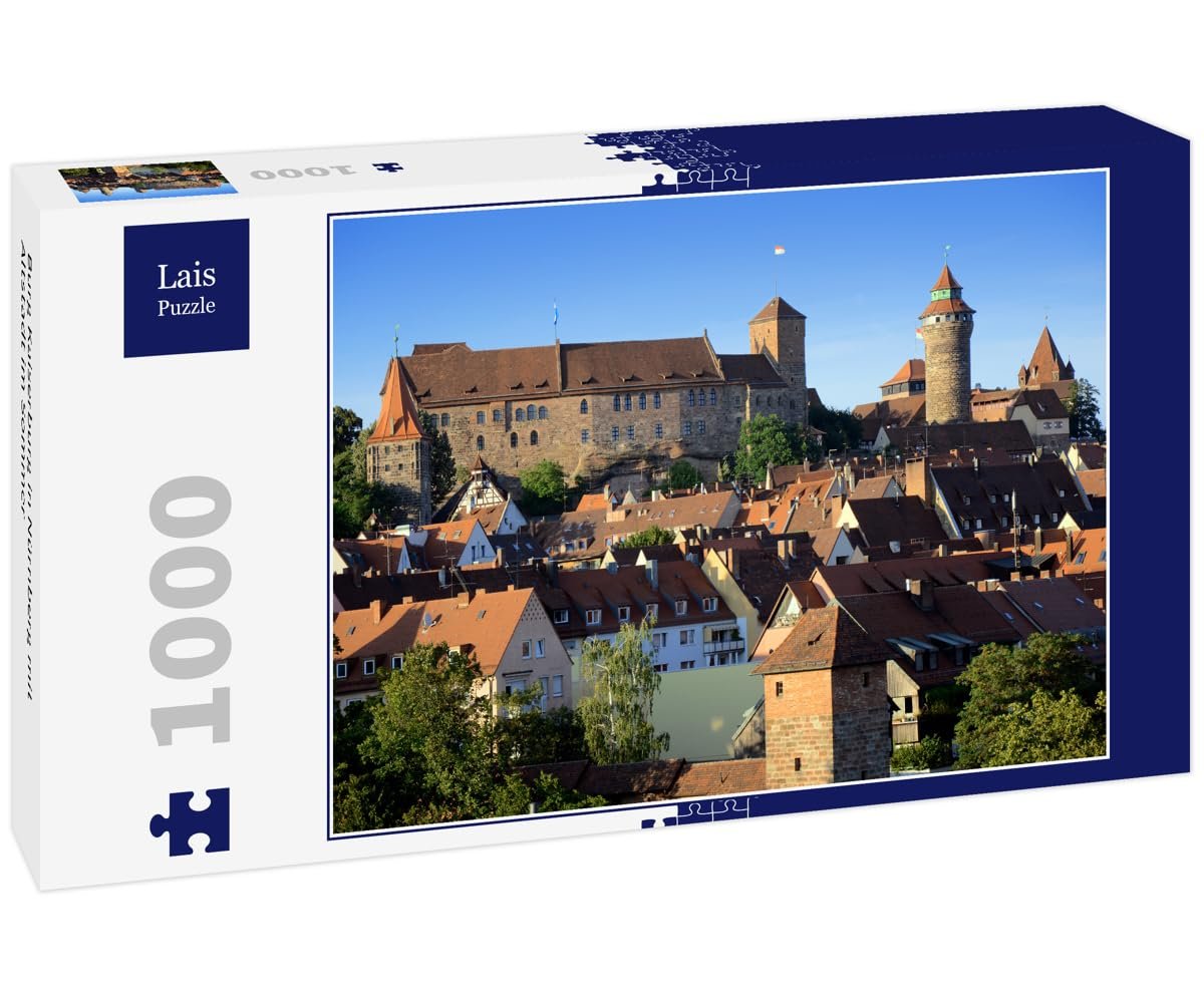 Пазл Lais Puzzle Замок Кайзербург в Нюрнберге со Старым городом летом 1000 деталей, фото №1