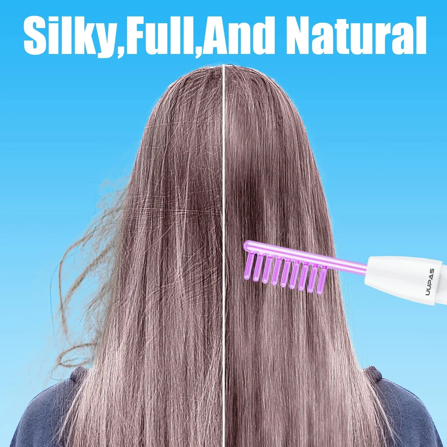 Апарат високої частоти UUPAS портативний з 3 аргоновими трубками для підтяжки шкіри та видалення зморшок, фото №4