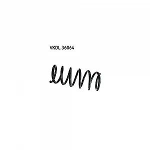 Пружина підвіски SKF VKDL 36064, задня вісь - Фото 1