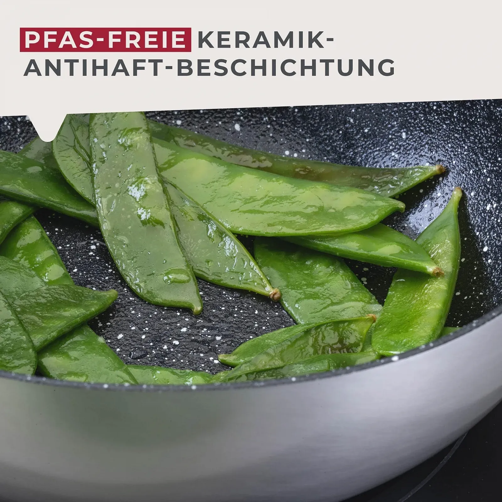 Сковорідка-Wok FACKELMANN Essential Crisp 20 см, перероблений алюміній, керамічне антипригарне покриття, фото №5 Сковорідка-Wok FACKELMANN Essential Crisp 20 см, перероблений алюміній, керамічне антипригарне покриття, фото №5