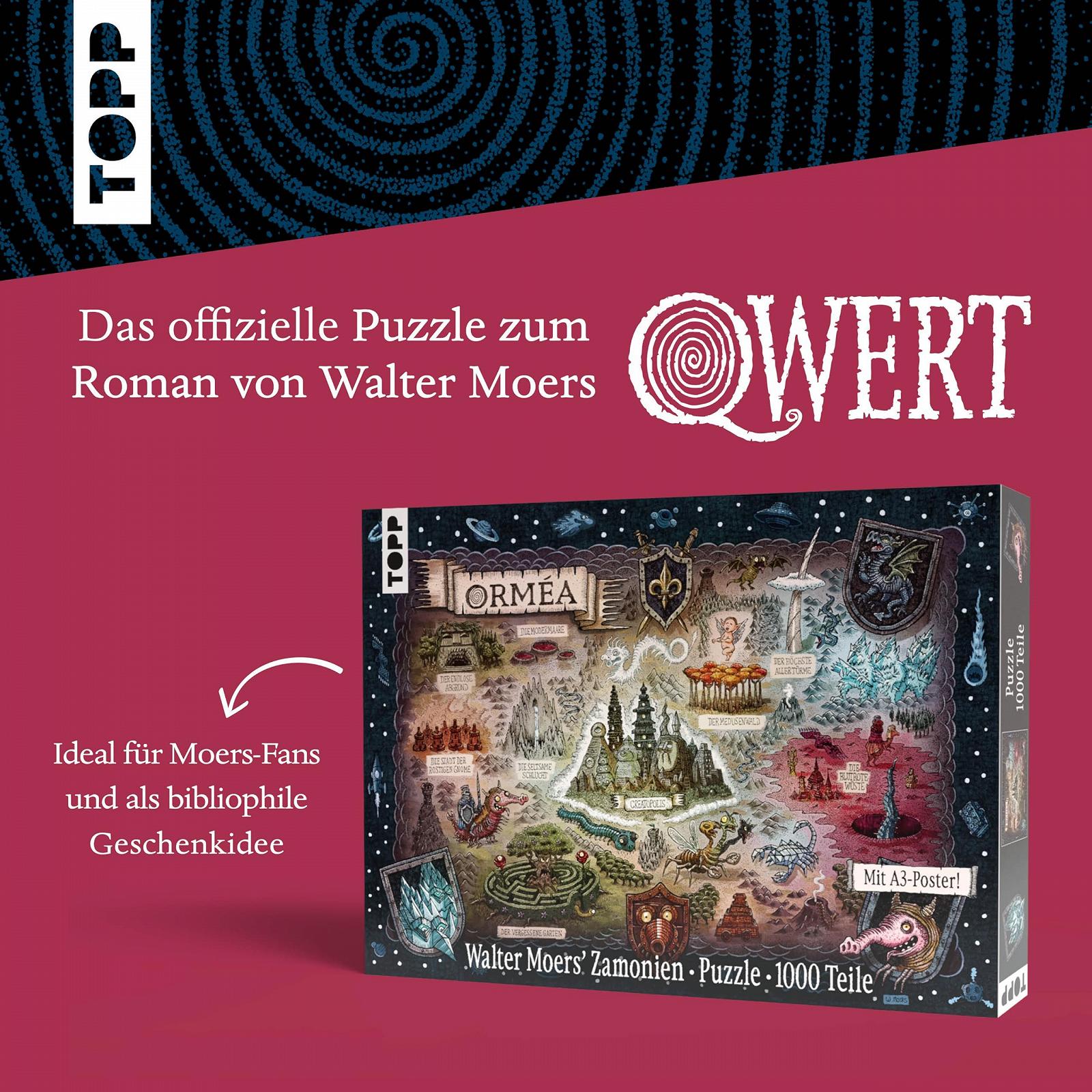 Пазл Orméa The Official Puzzle from the Zamonia World Walter Moers 1000 деталей с постером, фото №2 Пазл Orméa The Official Puzzle from the Zamonia World Walter Moers 1000 деталей с постером, фото №2