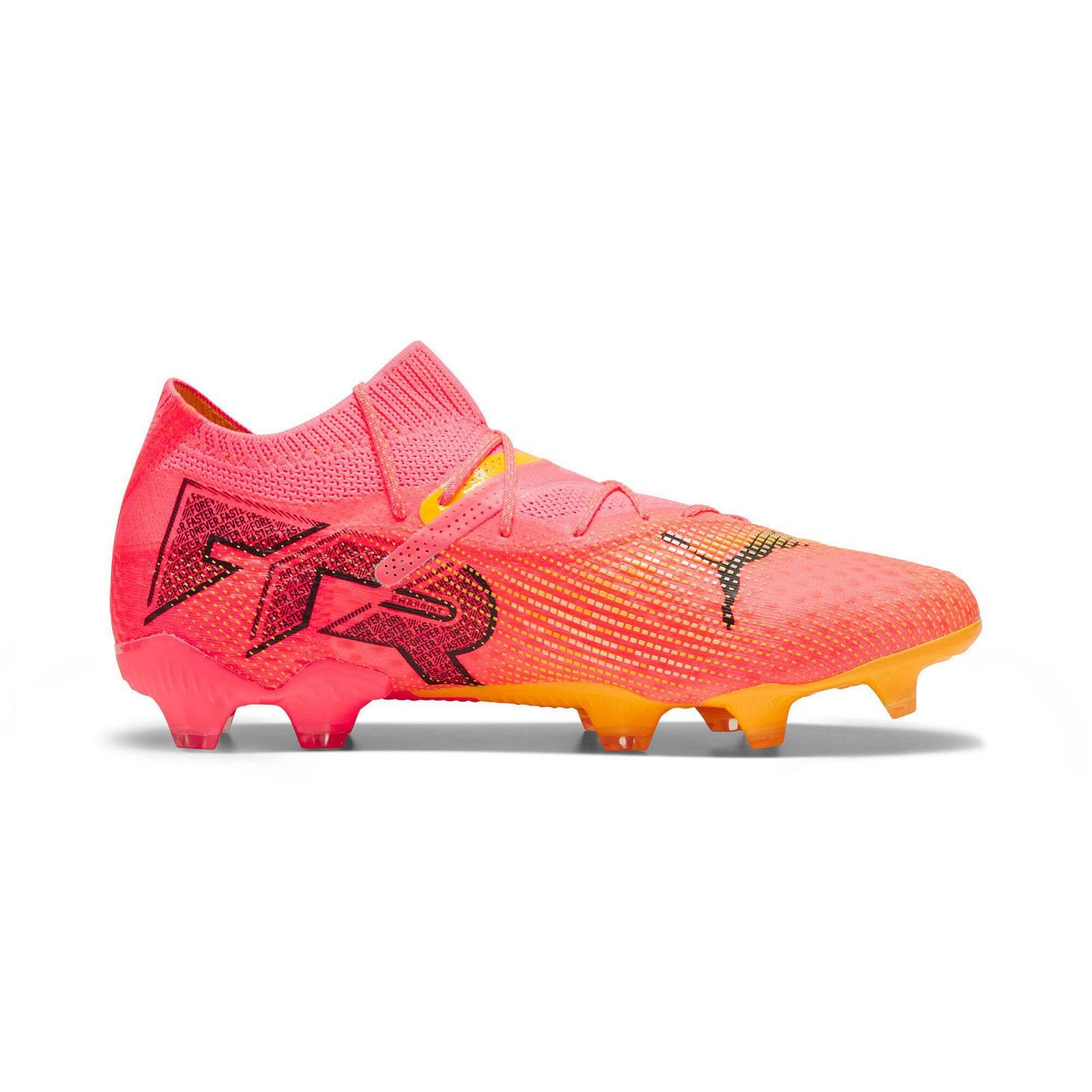 Футбольные бутсы PUMA Future 7 Ultimate FG/AG Phenomenal, белый, черный, розовый, фото №5