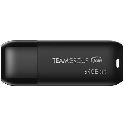 USB флеш-накопитель Team 64GB C173 Pearl Black 2.0 TC17364GB01 8551668, фото №1