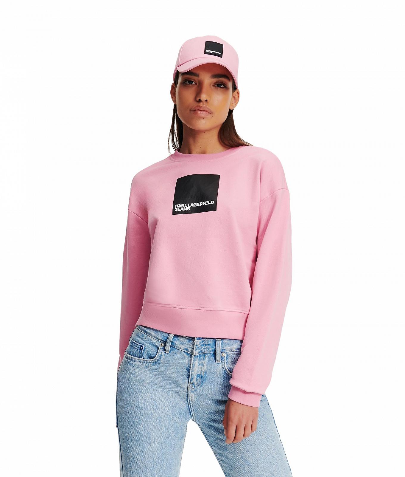 Женская толстовка KARL LAGERFELD JEANS Klj Regular Logo Sweat, фото №1