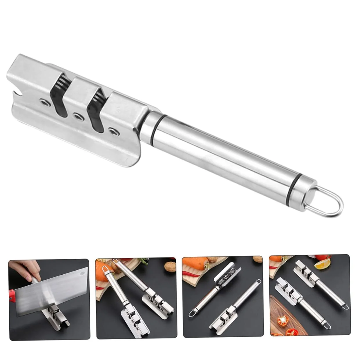 Точилка для ножей и ножниц настольная бытовая, фото №5