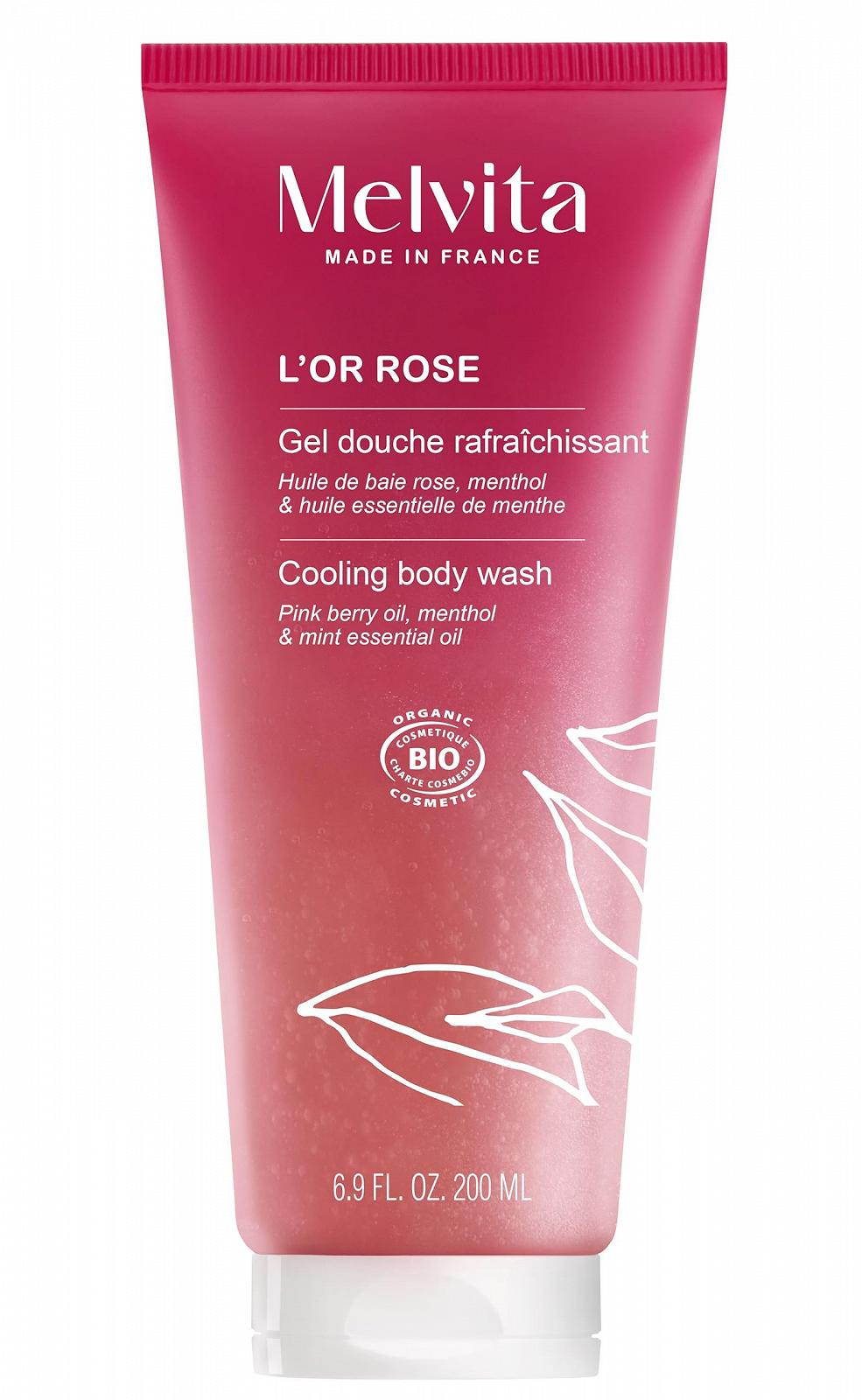 Гель для душу Melvita L'Or Rose Refreshing 200 мл, фото №1