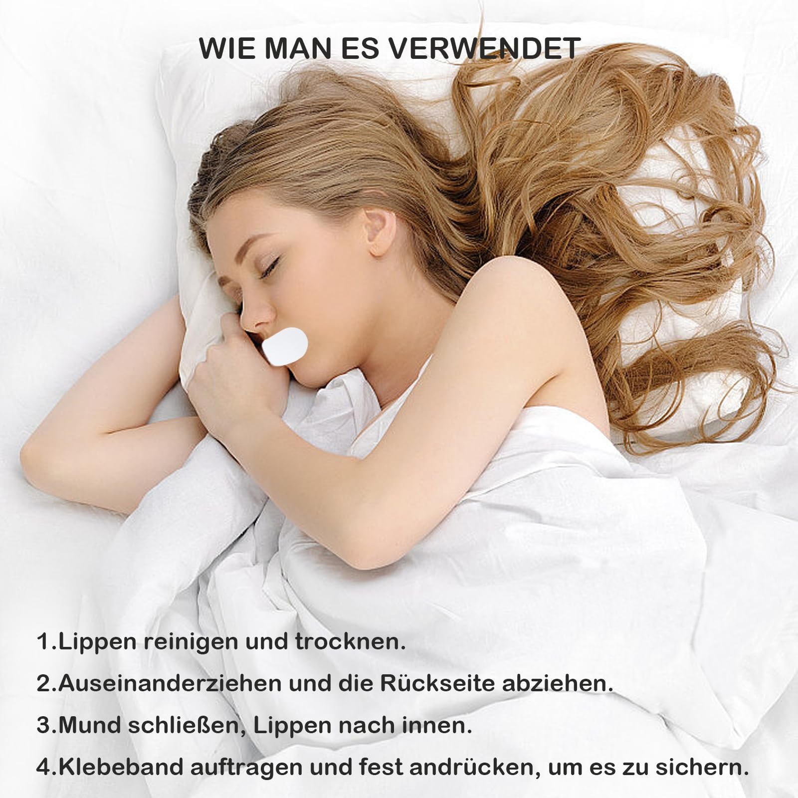 Смужки для рота, пристрої проти хропіння для зменшення дихання ротом, комфорт і зручність, фото №8