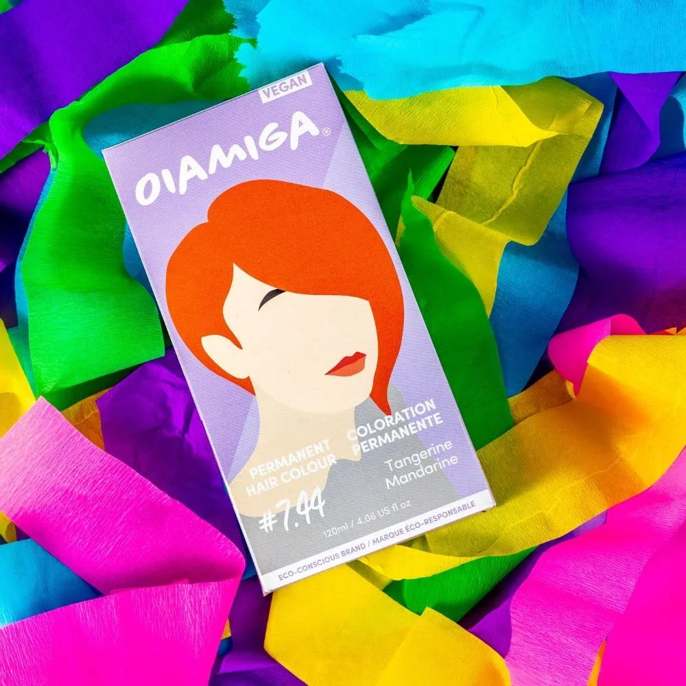 Стійка фарба для волосся Oiamiga Tangerine з натуральними інгредієнтами 120 мл, фото №6 Стійка фарба для волосся Oiamiga Tangerine з натуральними інгредієнтами 120 мл, фото №6