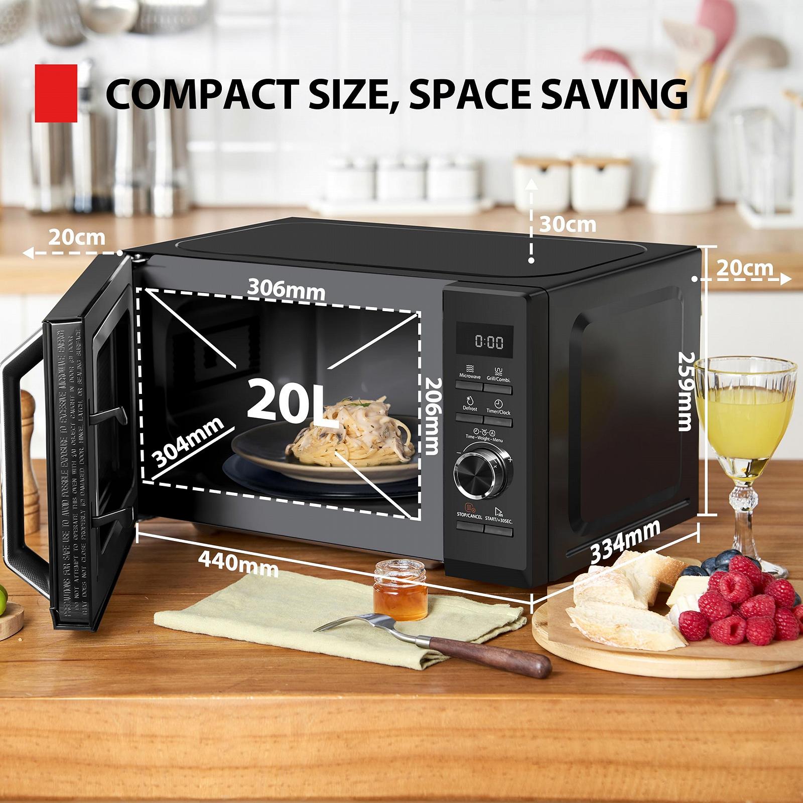 Микроволновая печь Toshiba MW3-AG20PE(BK) 20 л 800 Вт Черная, фото №3