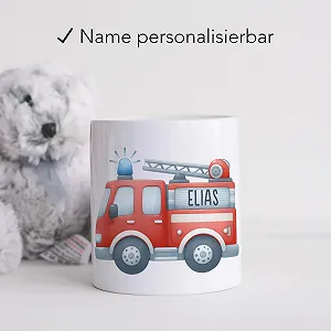 Скарбничка Fire Brigade керамічна Пожежна машина synthetic.ua - Фото 1