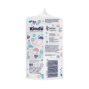 Дитячі подушечки Kindii Pure 100% бавовна Великі квадратні для чутливої шкіри 60 штук synthetic.ua - Фото 1