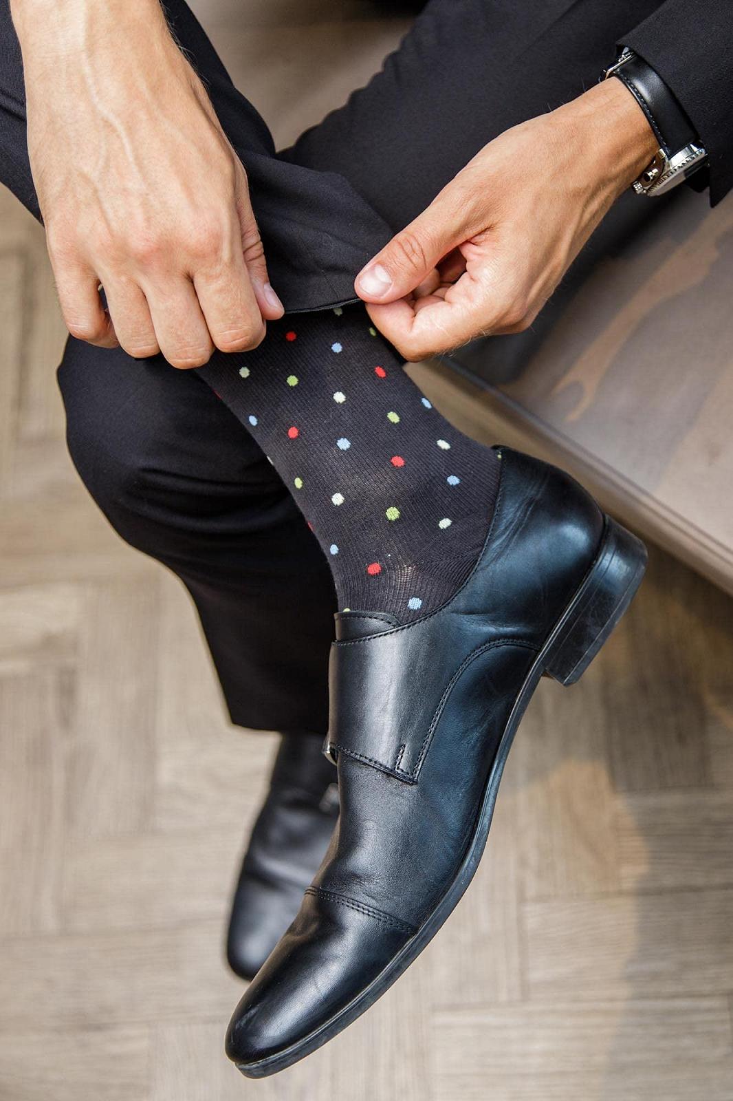 Носки Relaxsan Fancy 810 Хлопковые узорчатые с градуированной компрессией 15-21 мм рт.ст., фото №3