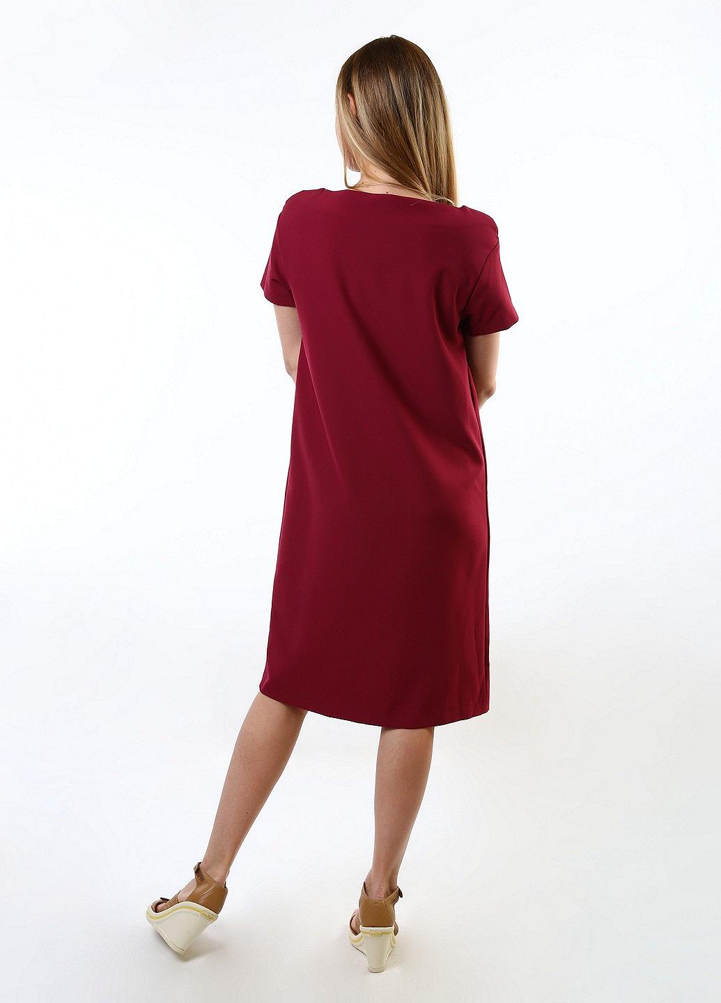 Платье inDresser M Малиновый (IN-F0218К009Д-Crimson), фото №4