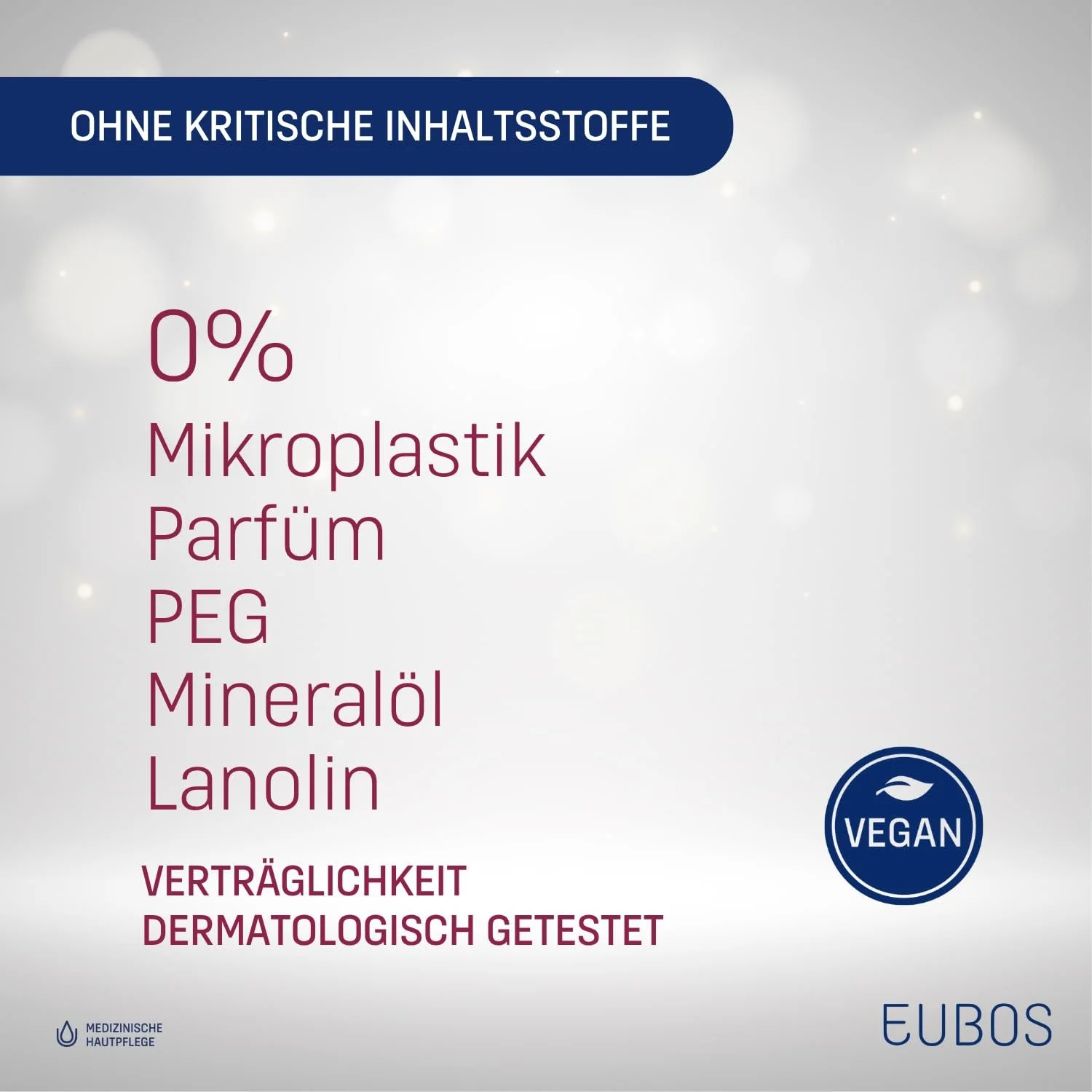 Крем для рук EUBOS Diabetic Skin Care з ектоїном та мікросріблом Vegan 50 мл, фото №4