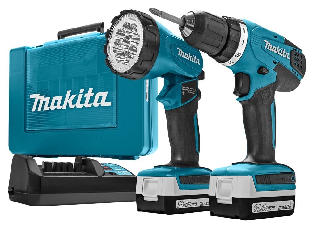 Дрель Makita DF347DWLE с пистолетной рукояткой Li-Ion 1.3 Ач 1400 г черный, синий, фото №1 Дрель Makita DF347DWLE с пистолетной рукояткой Li-Ion 1.3 Ач 1400 г черный, синий, фото №1