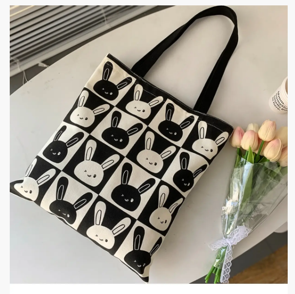 Жіноча тканинна Lady Future сумка-шоппер Зайчики (111F), фото №3