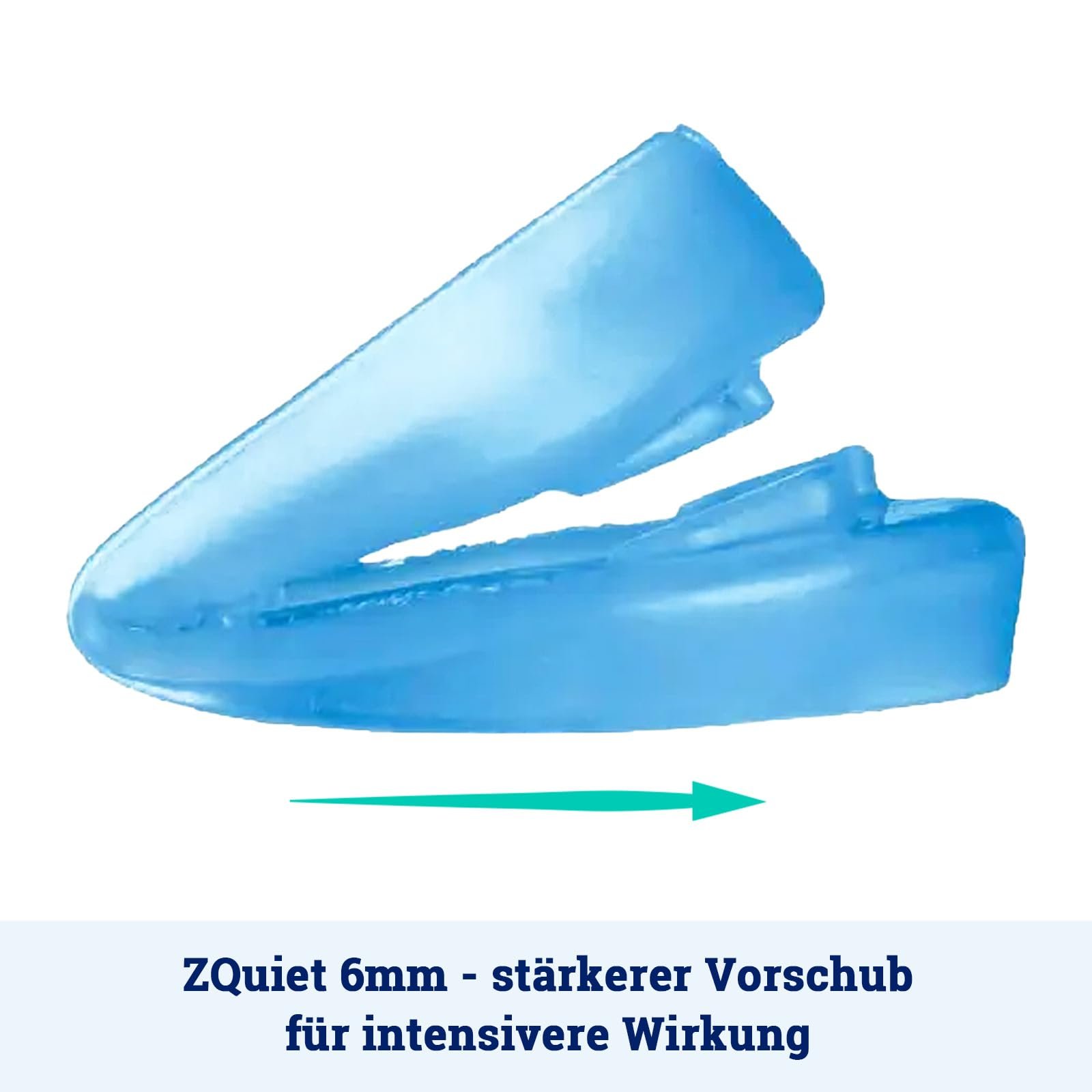 Набір ZQuiet 2 пристрої для висування нижньої щелепи проти хропіння (2 мм і 6 мм висування), фото №7