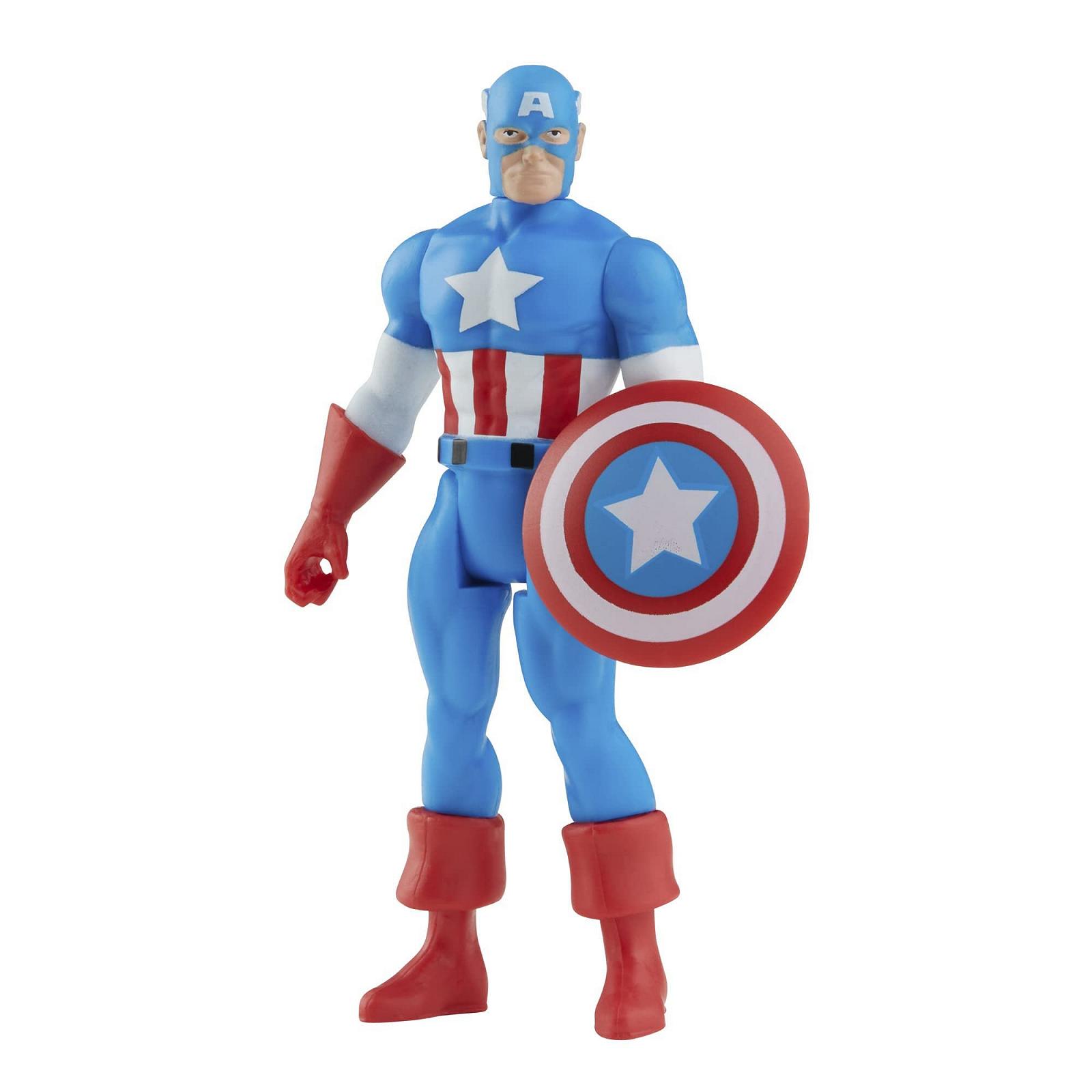 Фигурка Marvel Legends Series Капитан Америка Retro 375 Collection, 9,5 см, фото №1