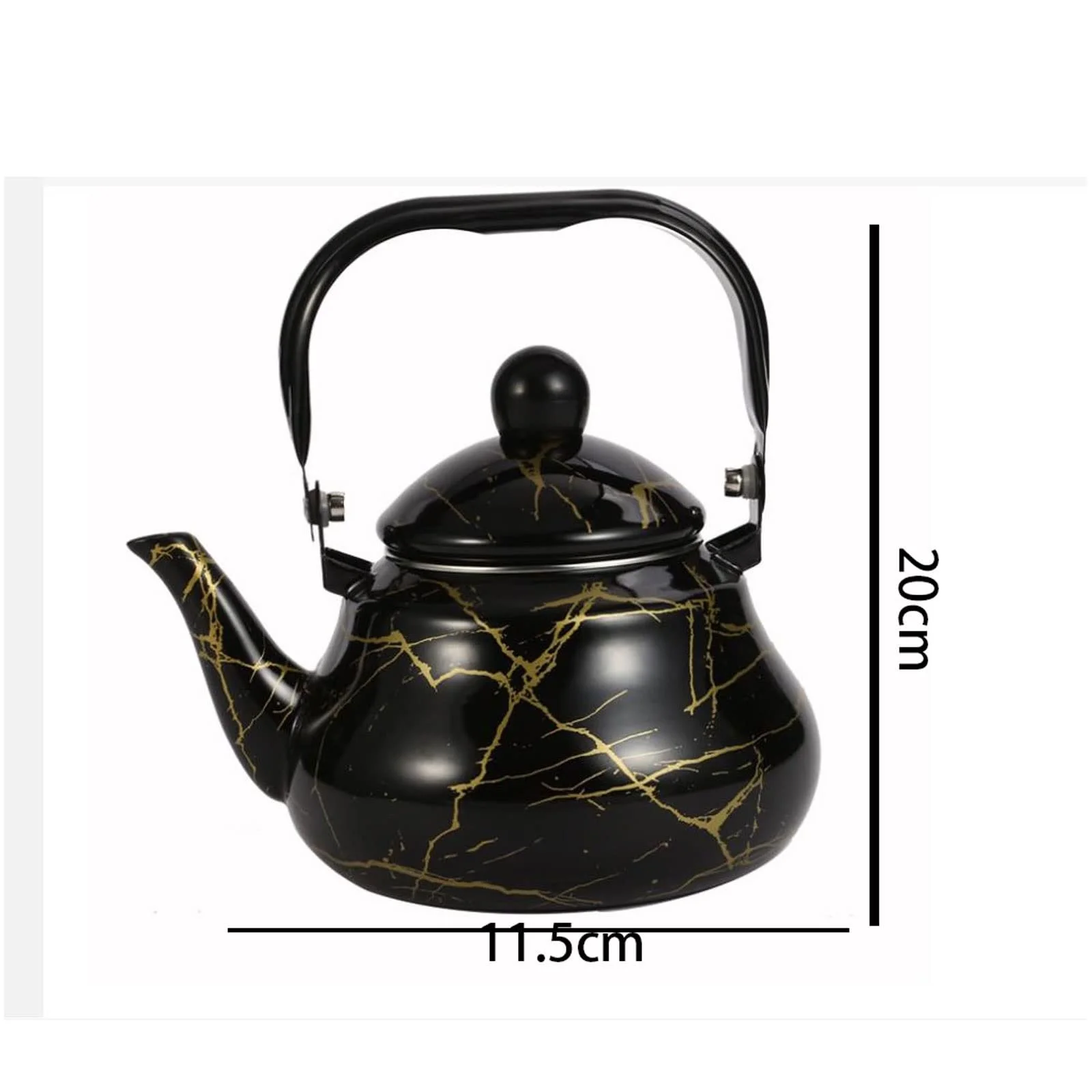 Чайник-заварник ZRQSMCX Мармур Порцеляна Емаль, фото №3