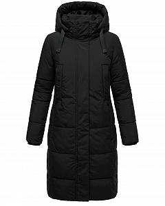 Пальто зимове MARIKOO Laryaa XVI Жіноче Тепле стьобане Довге зі знімним капюшоном - Фото 1
