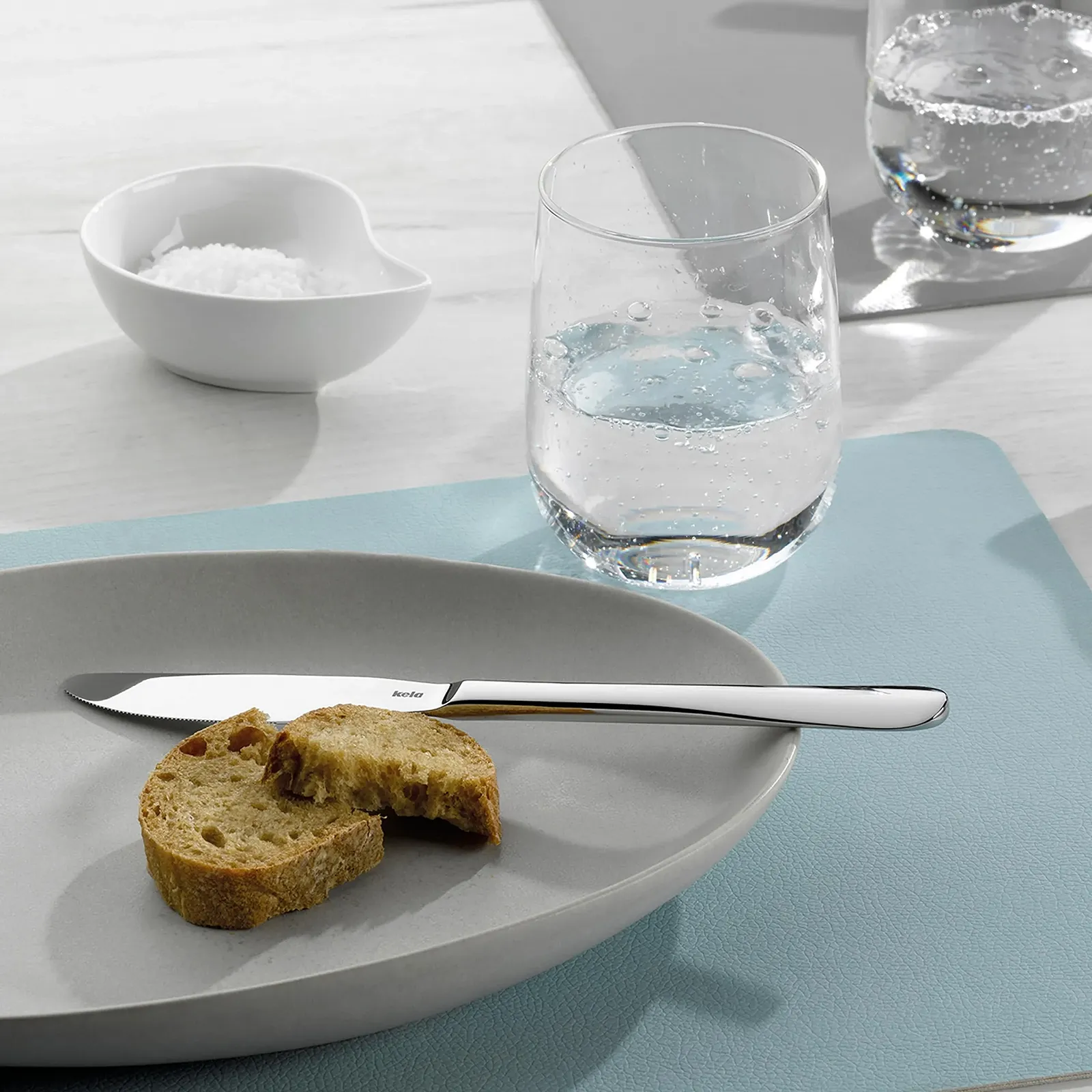 Набор мисок Philipa Kela 4 шт с бамбуковой доской 26 x 10 x 4.5 см Фарфор Белый, фото №8