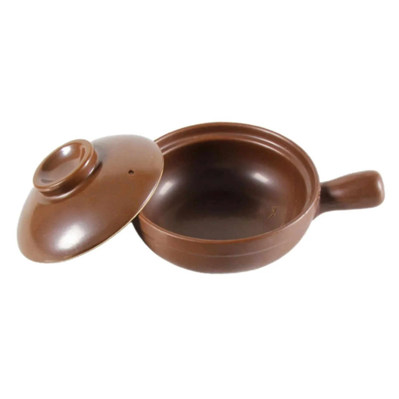 Кастрюля-сотейник Керамическая Термостойкая Малая Литиевая с боковыми ручками для супа и риса, фото №1