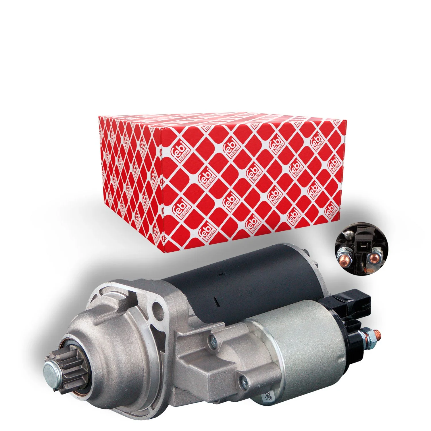 Стартер FEBI BILSTEIN 101589 для AUDI FORD SEAT SKODA VW FORD MOTOR COMPANY, фото №1