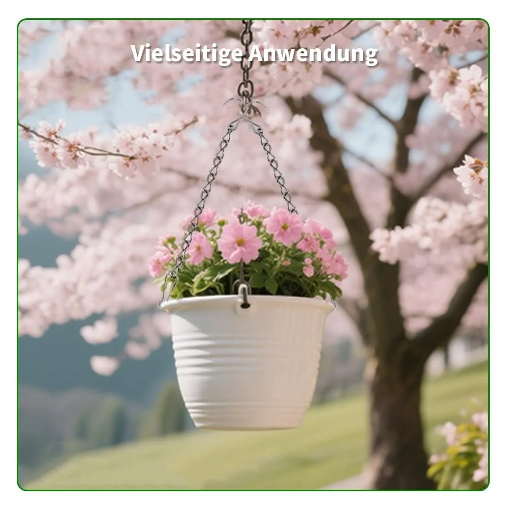 Ланцюжок для підвісного кошика металевий 50 см, набір 2 шт., фото №6 Ланцюжок для підвісного кошика металевий 50 см, набір 2 шт., фото №6