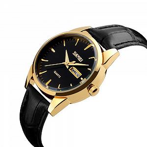 Годинник Skmei 9073GDBK-S Gold-Black lady SALE synthetic.ua - Фото 1