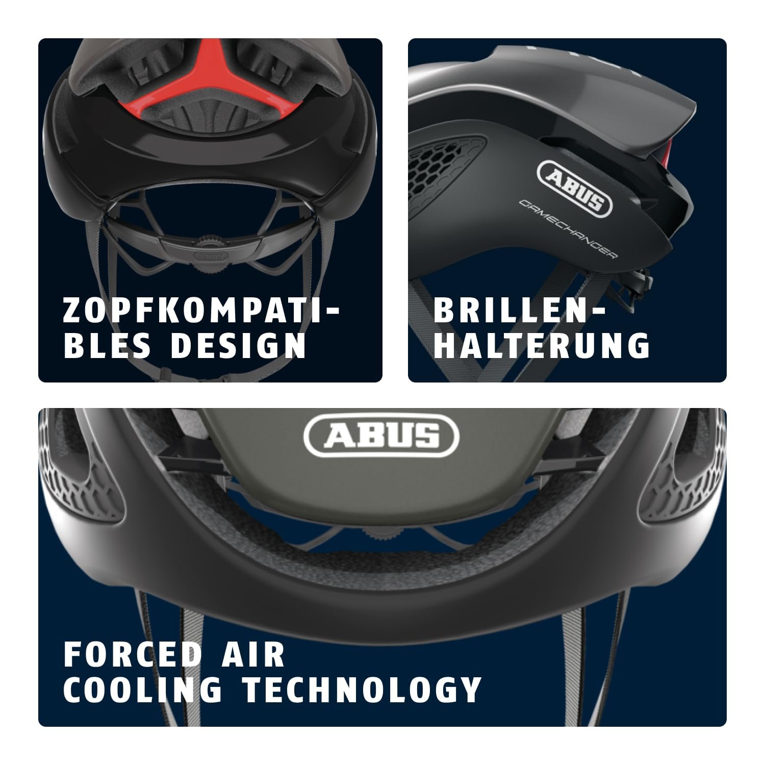 Шолом Road Bike Abus GameChanger, аеродинамічний велосипедний шолом з оптимальними властивостями вентиляції для чоловіків та жінок, фото №5