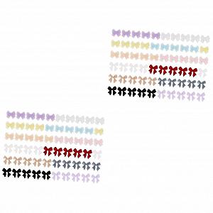 Украшение для ногтей FRCOLOR Бантики для маникюра Полярное сияние, смола, 2 шт - Фото 1