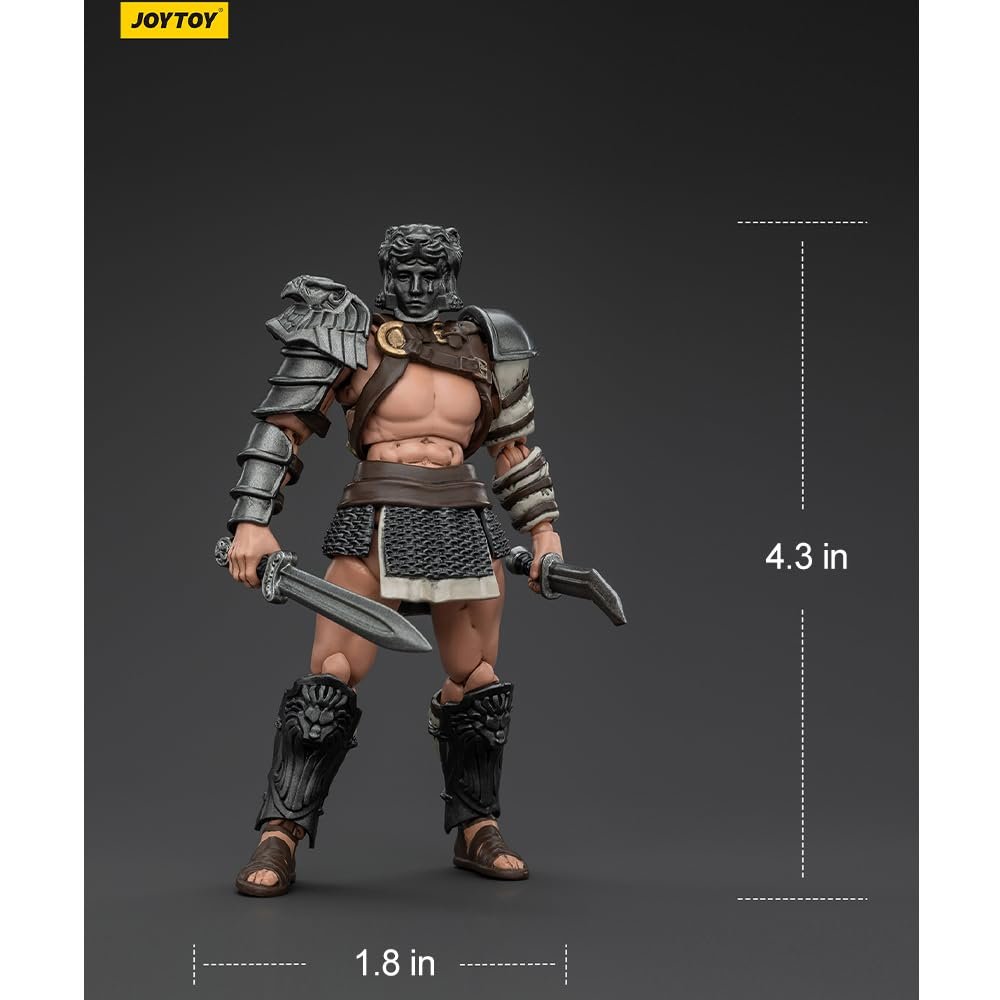 Фигурка JoyToy Strife Roman Gladiator Griffon Gladiator Elite Collection, масштаб 1/18, 10,2 см, солдат римского легиона, фото №7