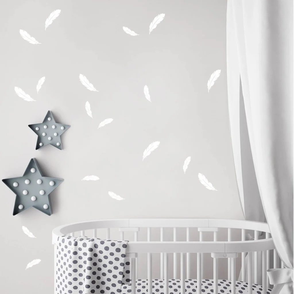 Наклейки на стену Wandtattoo-Loft® Feathers 30 шт Белый, фото №4 Наклейки на стену Wandtattoo-Loft® Feathers 30 шт Белый, фото №4