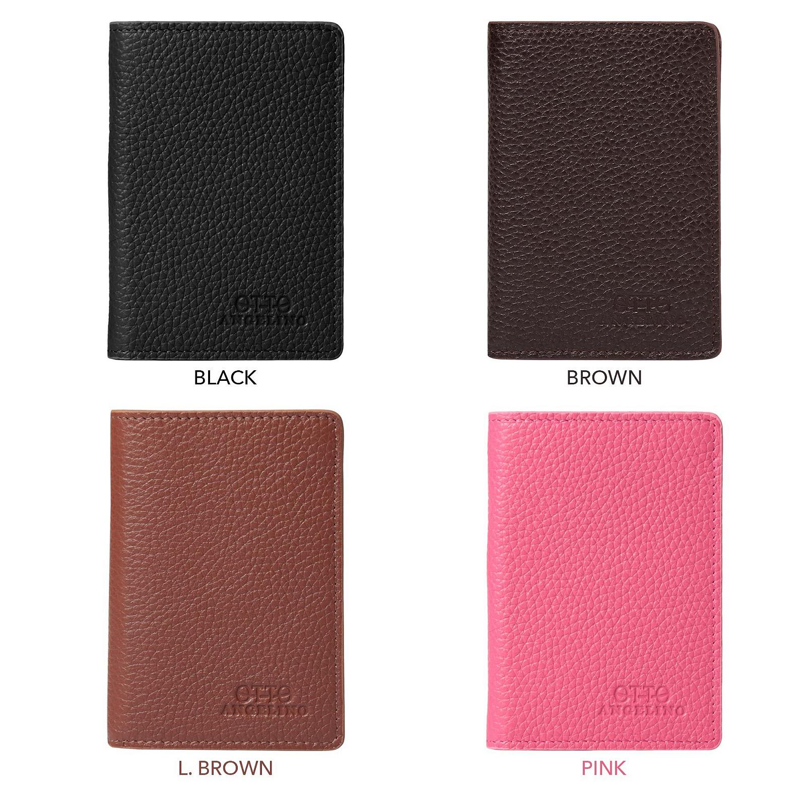 Кошелек Otto Angelino Bifold из натуральной кожи - Стиль паспорт - ID, банковские карты, наличные, RFID блокировка - Унисекс, фото №5