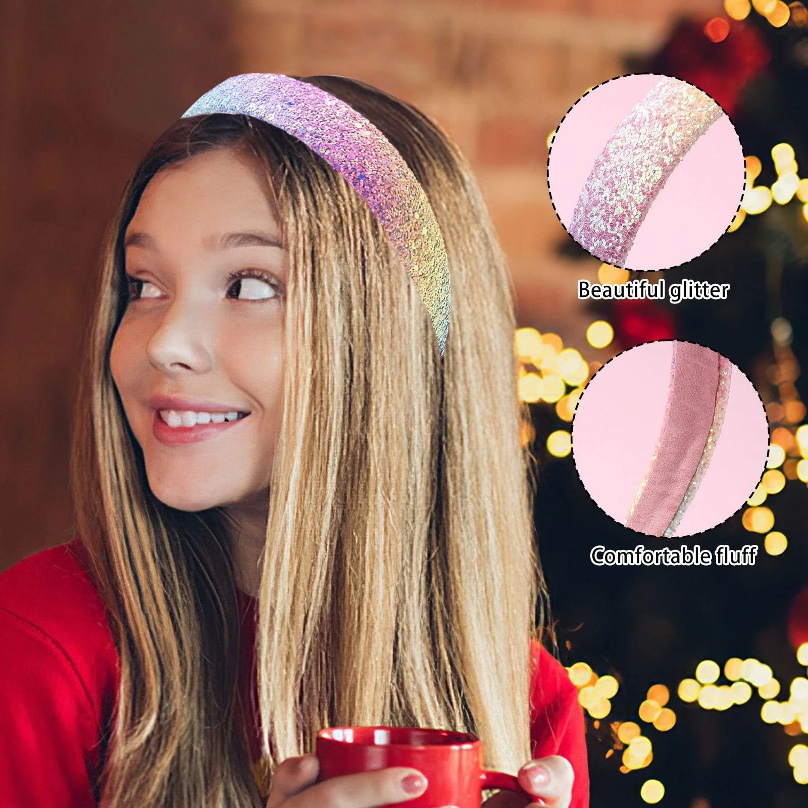 Обруч Блестящий Разноцветный, 3 шт, фото №3