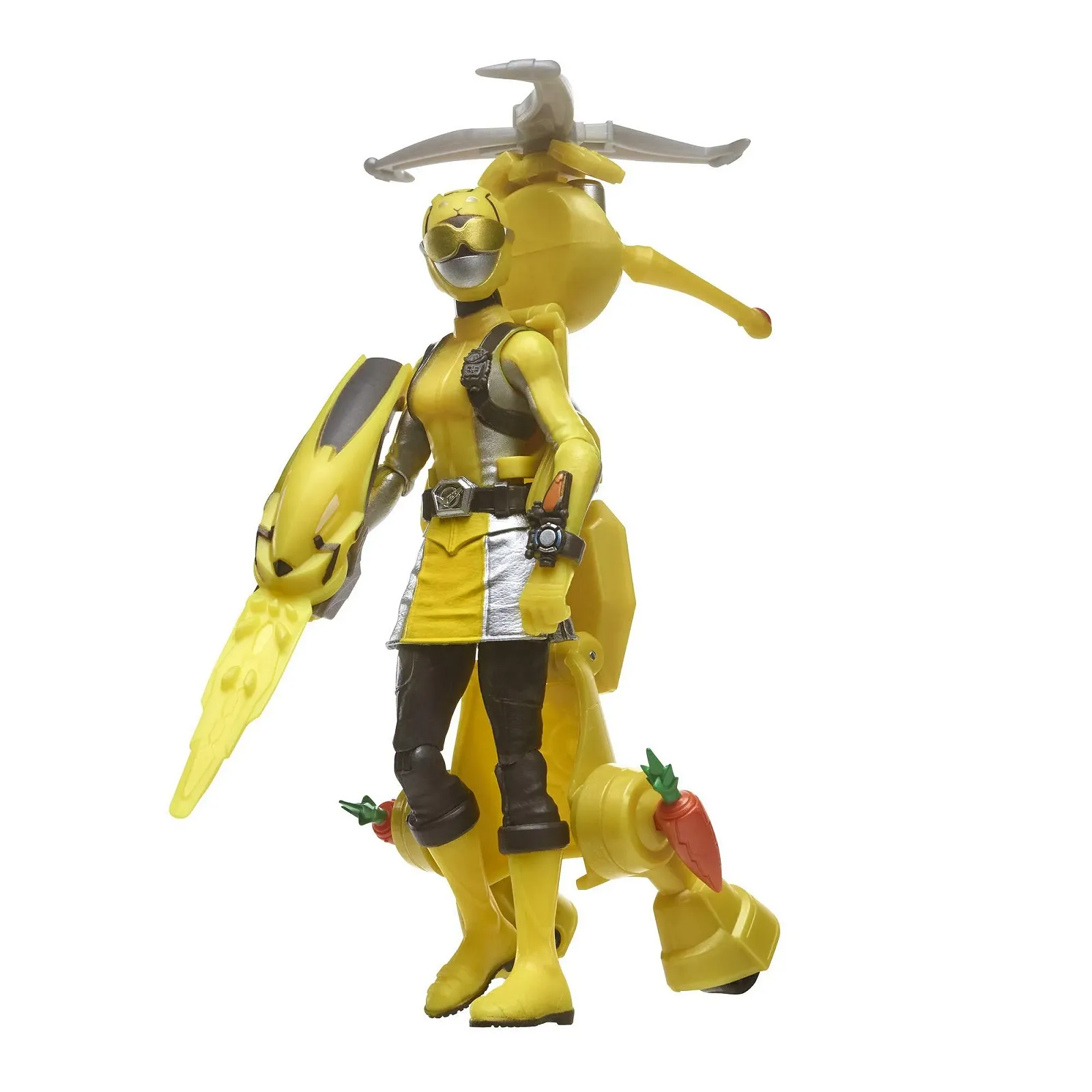 Фигурки Hasbro Power Rangers Beast Morphers Yellow Ranger & Morphin Jax Beastbot E8087 15 см, фото №8