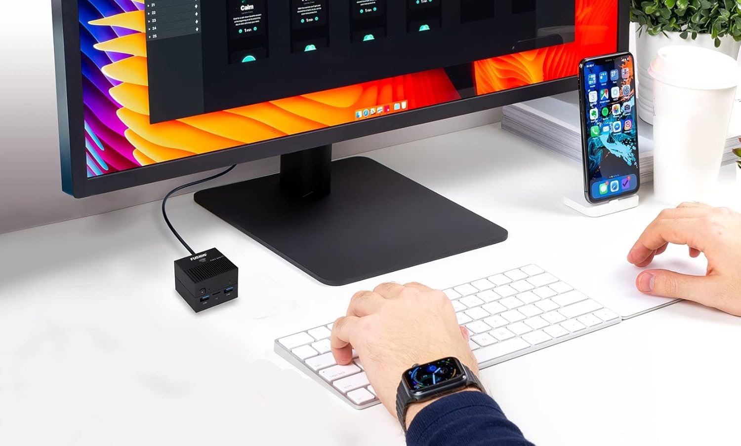 Міні ПК Fusion5 FMP4 / Intel N4120 / RAM 8GB / SSD 128GB / 1 x HDMI / Wi-Fi 5 / Bluetooth 4.2 / Windows 11 Home / Чорний, фото №9