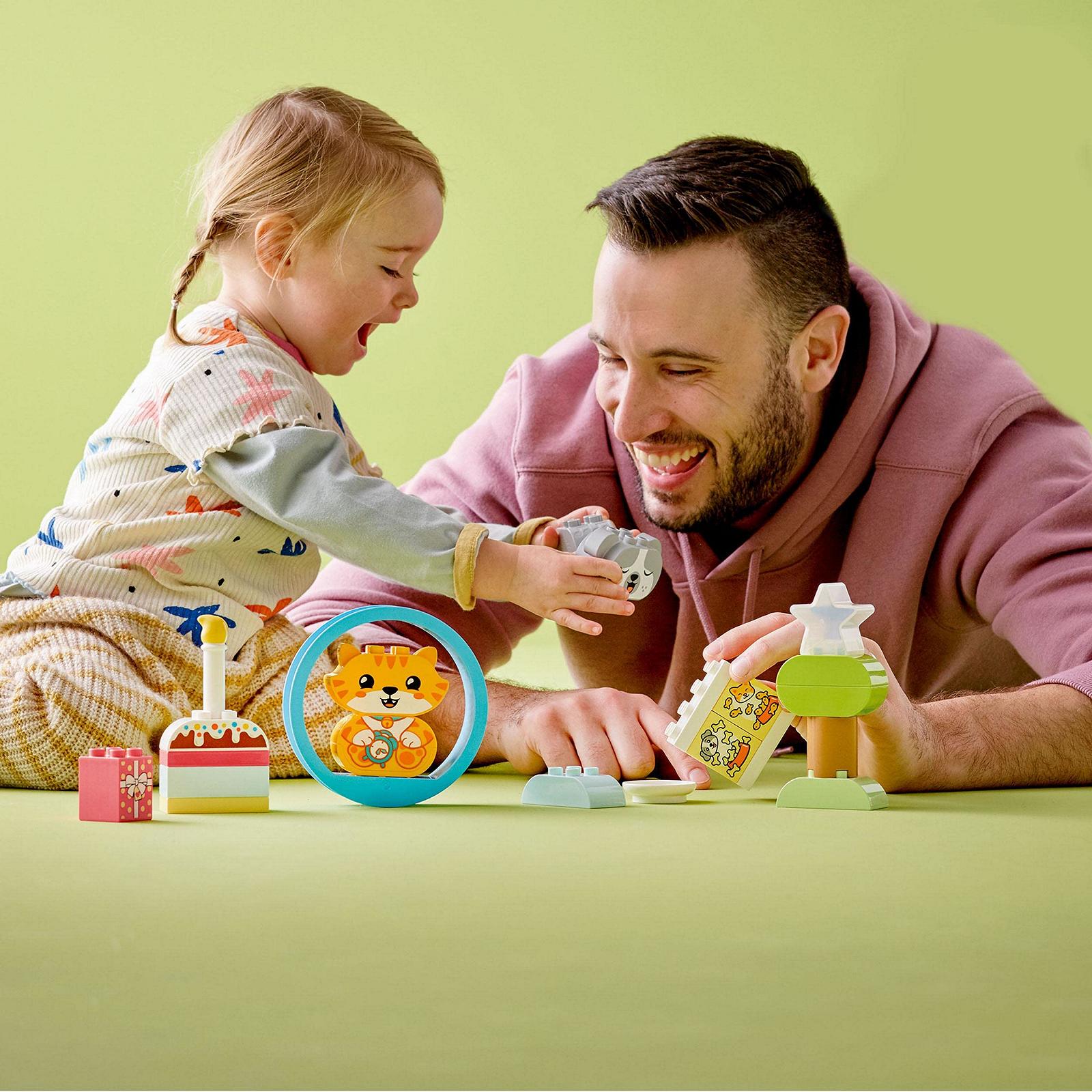 Набір LEGO DUPLO 10977 My First Puppy & Kitten для малюків 1.5-3 років, фото №2