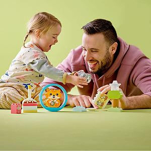 Набор LEGO DUPLO 10977 My First Puppy & Kitten для малышей 1.5-3 лет synthetic.ua - Фото 1