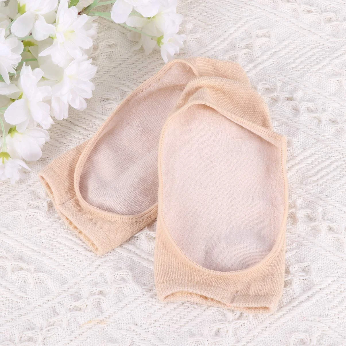 Невидимые носки из бамбукового волокна EXCEART, 3 пары, телесного цвета, фото №3 Невидимые носки из бамбукового волокна EXCEART, 3 пары, телесного цвета, фото №3