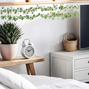 Наклейки на стіну Amimagen Hanging Leaves зелене листя знімні synthetic.ua - Фото 1