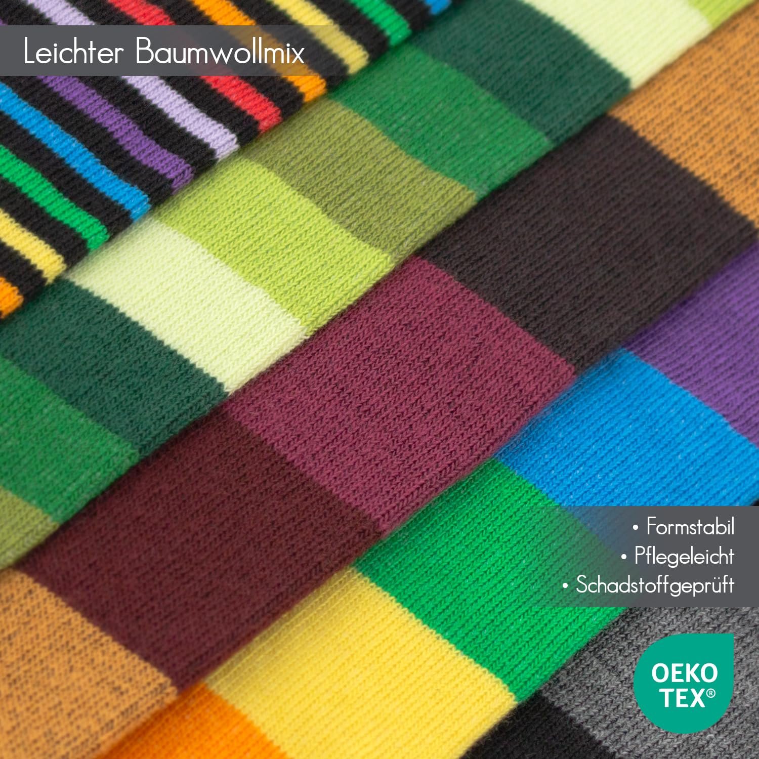 Полосатые носки Footstar для женщин и мужчин, 6 пар, фото №2